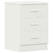 Comodino | Armadio da Notte | Mobiletto da notte Bianco 38x35x56 cm in Legno Ingegnerizzato