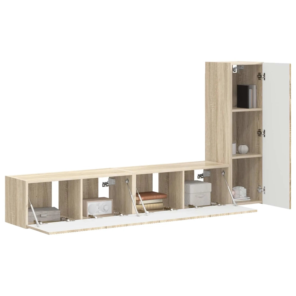Set mobile TV 3 pcs Rovere Sonoma Legno multistrato 3408990