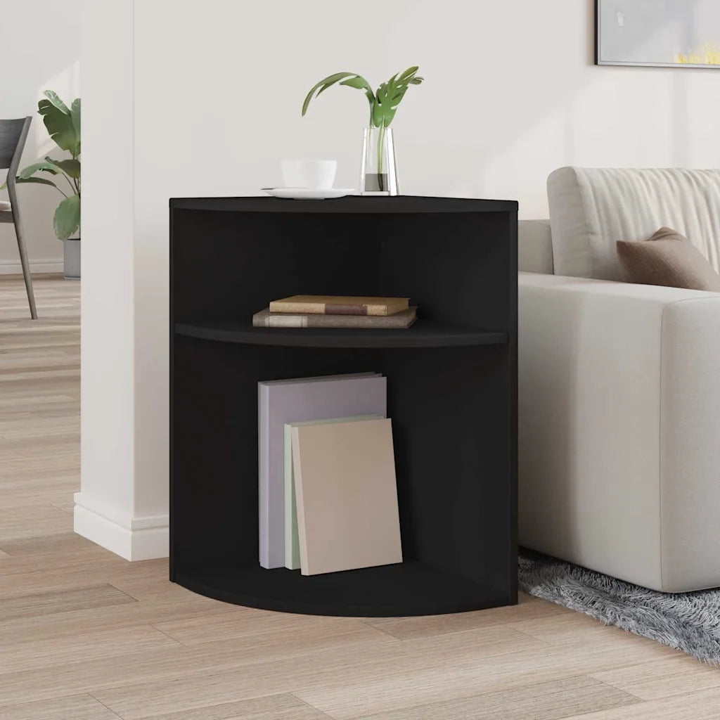 Tavolino Nero 39,7 x 39,7 x 60 cm Legno multistrato