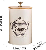 Contenitore di Caffè, Contenitore di Tè, Contenitore di Deposito per Caffè, Contenitore per Polvere di Tè, Contenitori Multiuso per Cibo, Contenitore di Polvere Aereostatico, Boccale di Deposito per Zucchero 9,4x9,4x15,5 cm per la Cucina