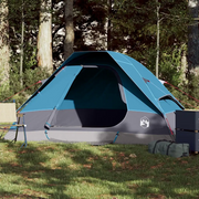 Tenda da Campeggio a Cupola per 2 Persone-Tenda per Escursionismo Blu Impermeabile 192162