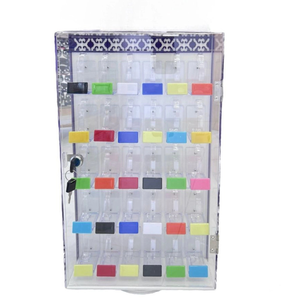 Trade Shop - Espositore Porta Orologi 60 Posti Girevole Con Serratura Professionale -