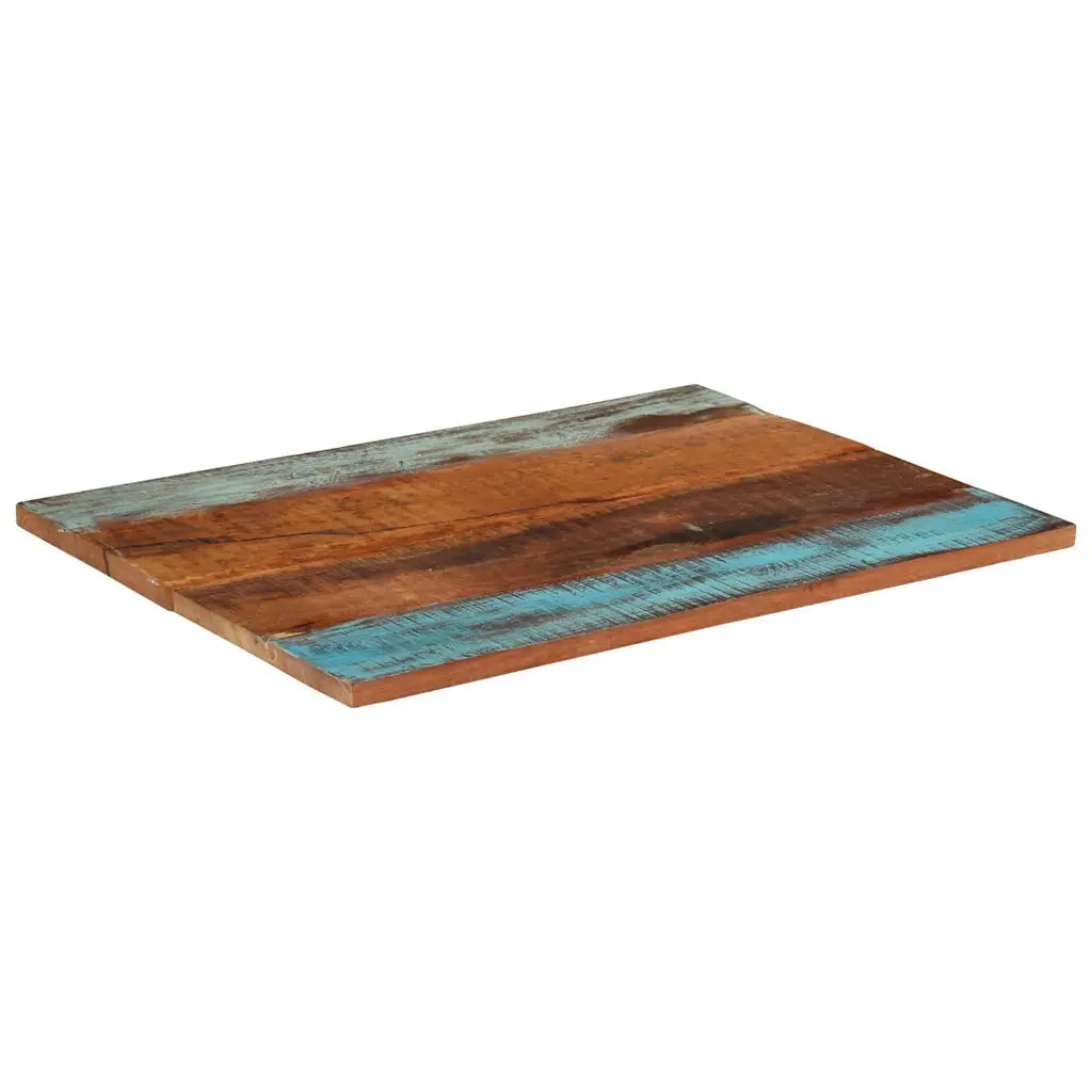 Piano Tavolo Rettangolare 70x90 cm 25-27 mm Legno di Recupero 286061