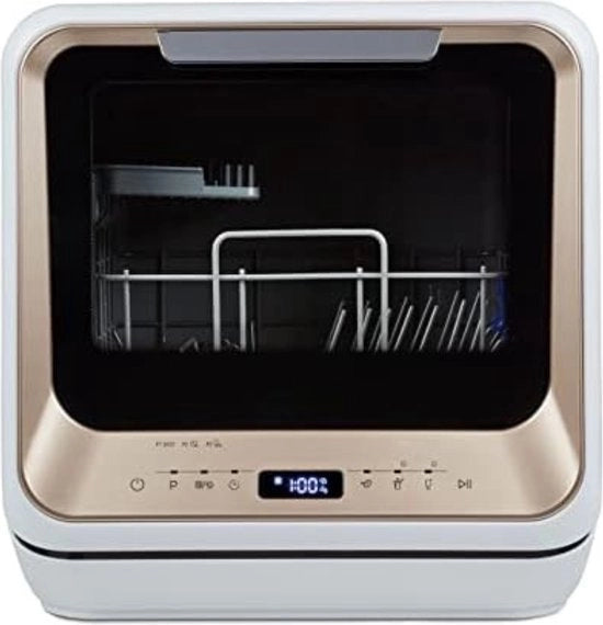Lavastovigevole mini - Lavastovigevole sottile - Lavastovigevole compatta - Lavastovigevole piccola - 44 x 42 x 43,5 cm - 13,5 kg - 5 litri - Oro
