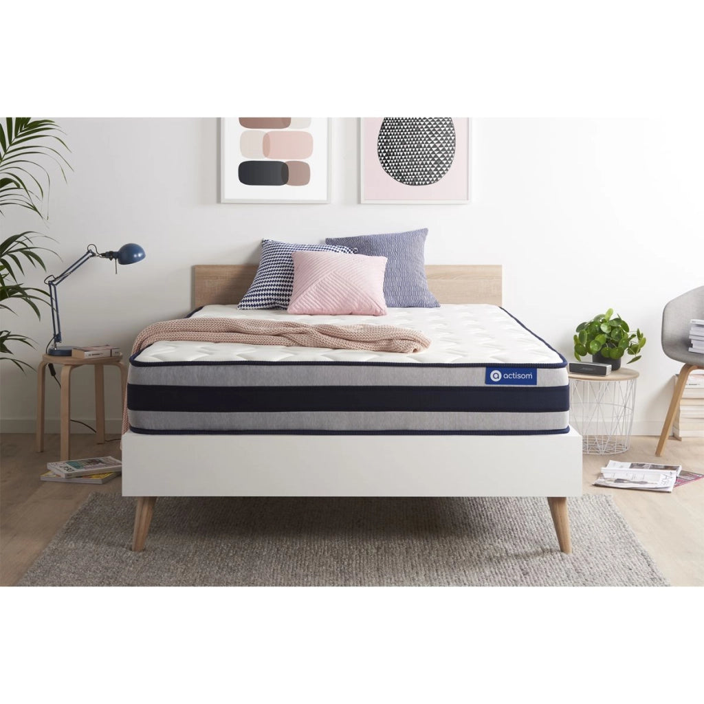 Materasso matrimoniale Actilatex ergo 200x200cm - Spessore : 24cm - Lattice e memory foam - Rigido