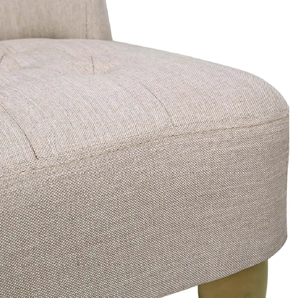Poltrone in Stile Francese 2 pz Crema in Tessuto cod mxl 20134