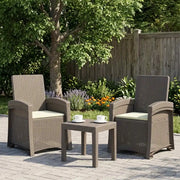 Sedia da giardino reclinabile effetto rattan 2 pcs 8012028
