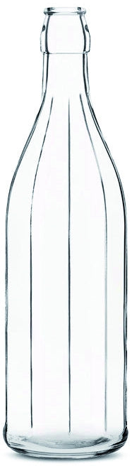 BOTTIGLIA VETRO COSTOLATA  ml. 500 24.00 pz