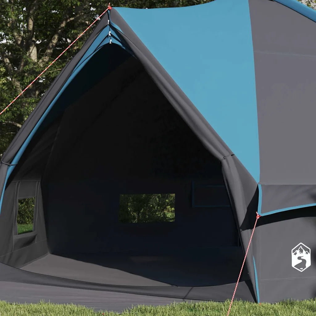 Tenda a teepee per 10 persone Blu e Grigio 567 x 470 x 242 cm