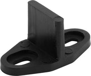 Guida per pavimento a T in plastica con guida di porta scorrevole sottostante - hardware di sostituzione per porta - con viti di fissaggio.