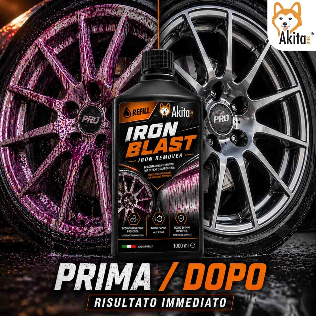 Akitaink Iron Blast 1000 ml Decontaminante Cerchi