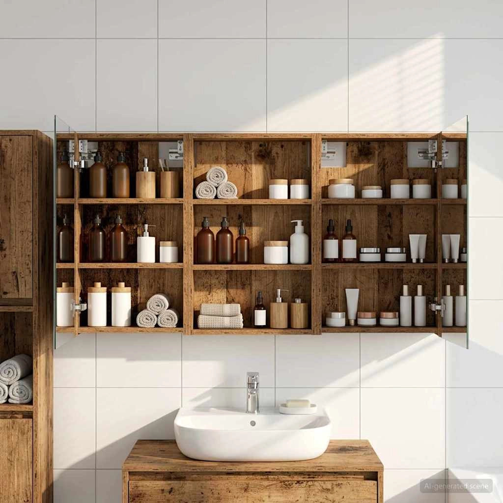 Set di Armadi da Bagno 3 pz 120 x 10,5 x 60,5 cm 3403734