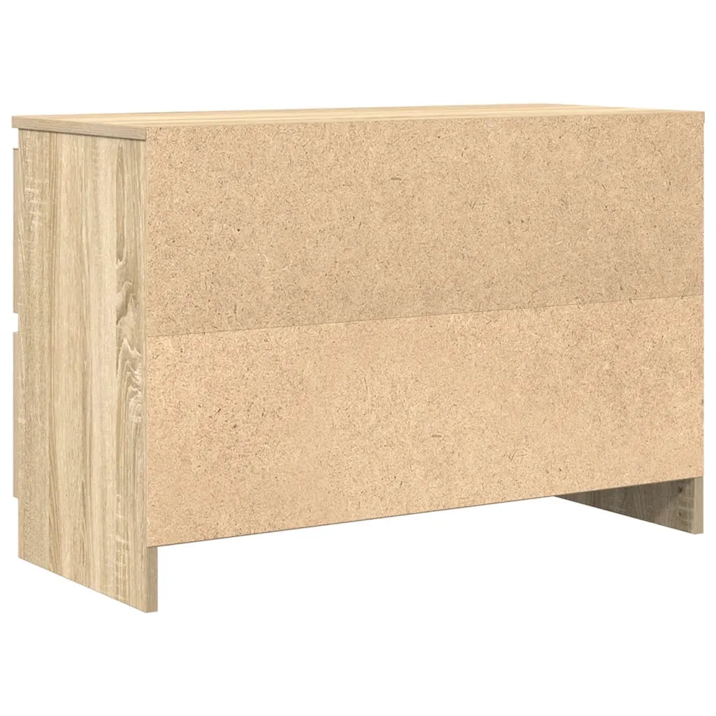 Mobile Porta TV Rovere Sonoma 80x35x54 cm in Legno Multistrato 861789