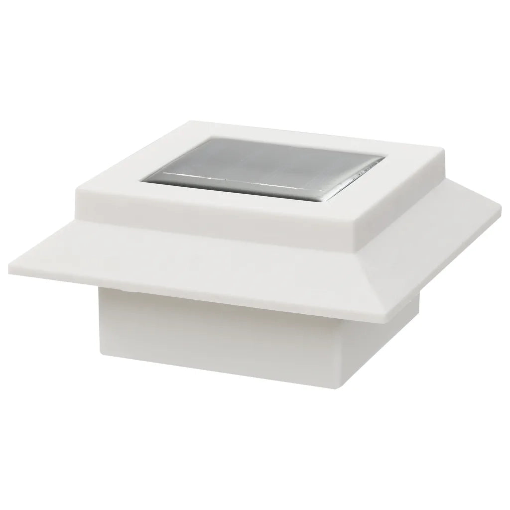 Lampade Solari da Esterni 6 pz a LED Quadrate 12 cm Bianco CFW3155651
