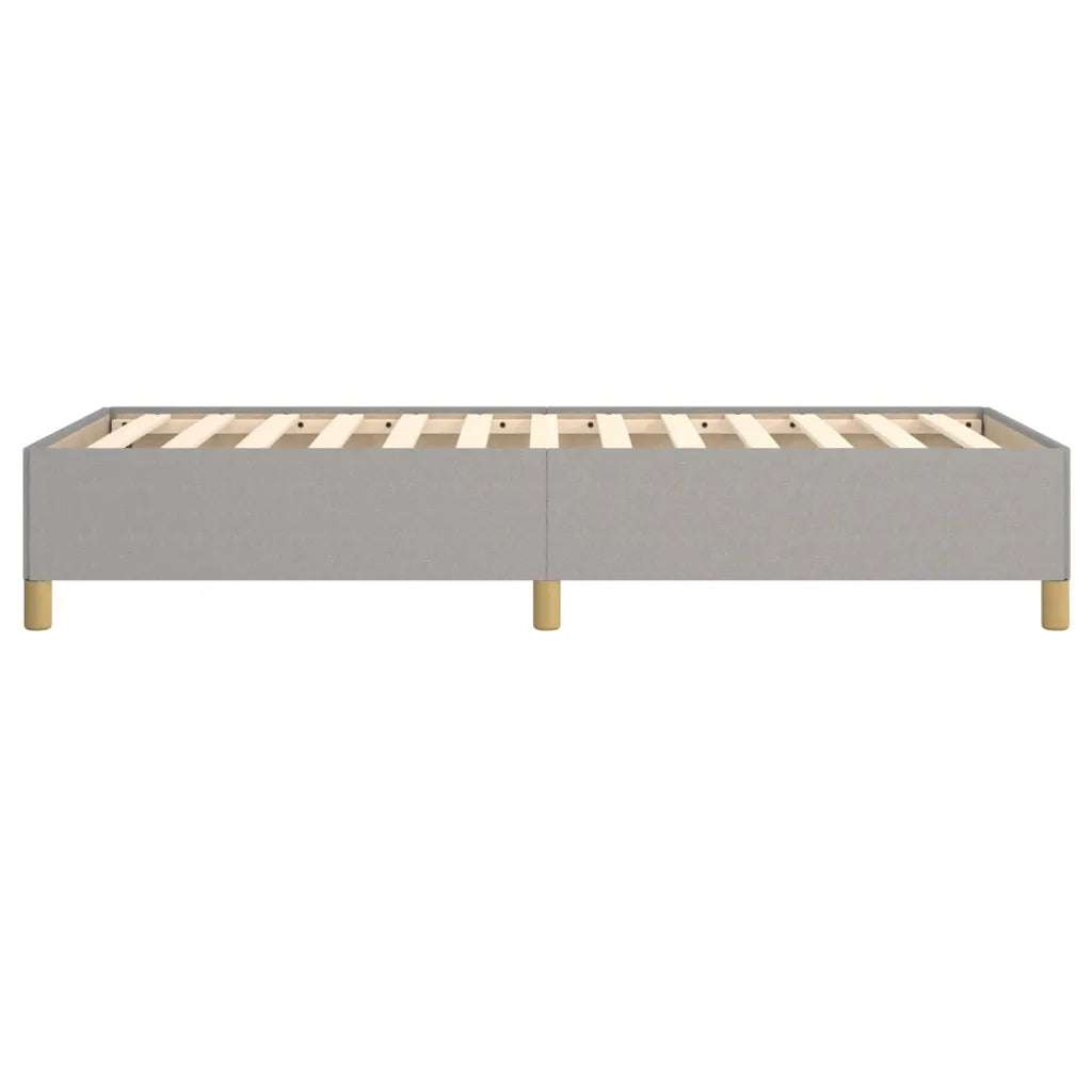 Giroletto senza Materasso-Struttura Letto Grigio Chiaro 100x200 cm Tessuto 980752