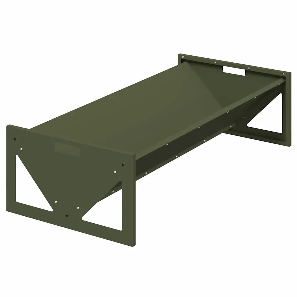 Abbeveratoio per bestiame Verde oliva 108 x 50 x 28 cm