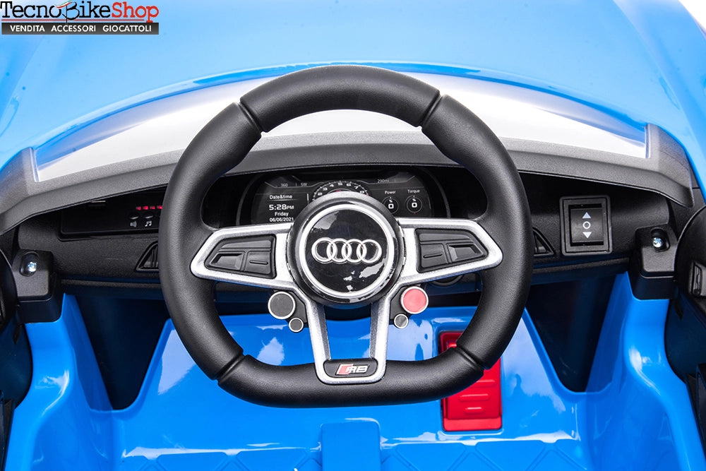 Auto Elettrica per Bambini Audi R8 Sport 12V-Celeste