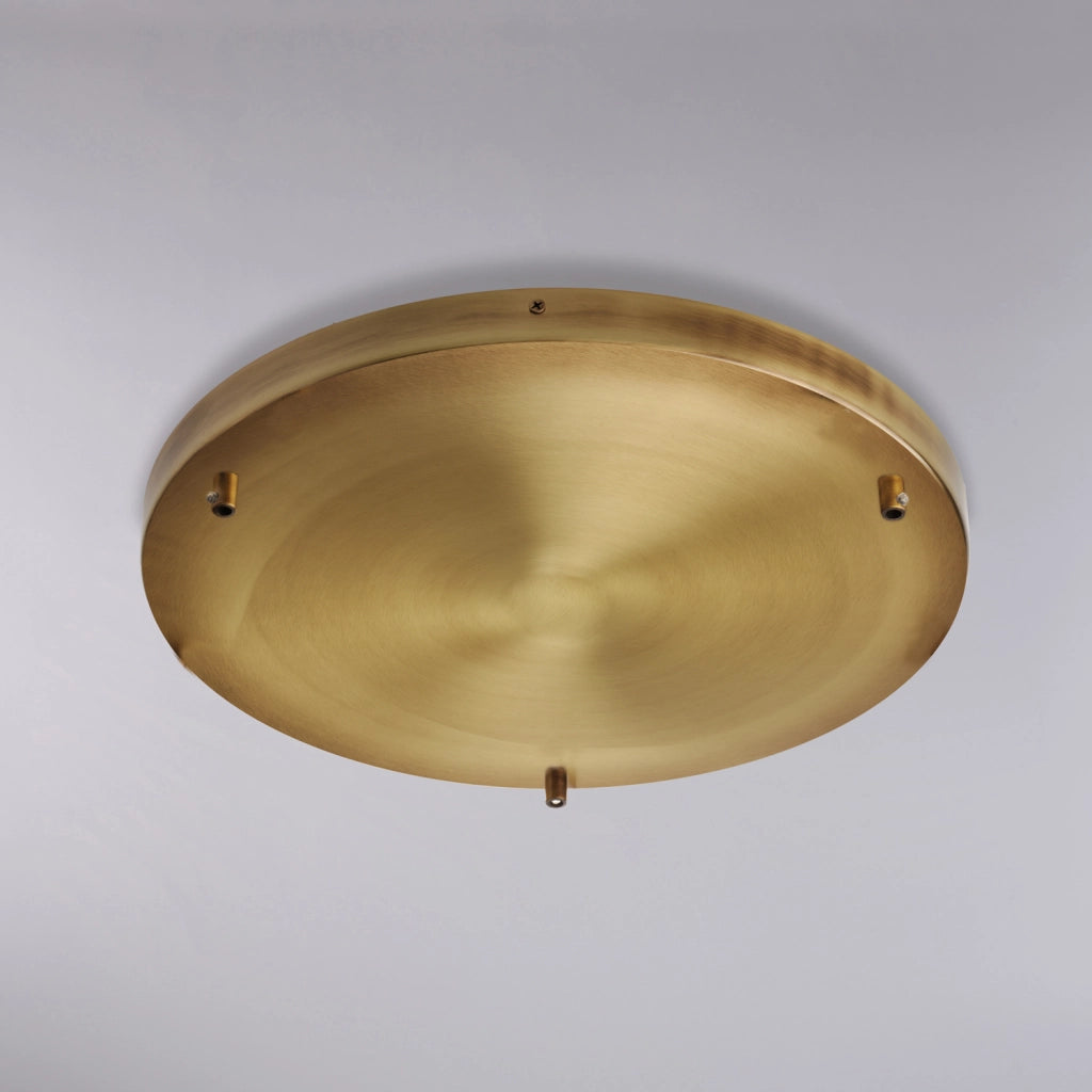 Rosone Multicavo 3 Luci In Ferro Bronzato Diametro 40 Cm