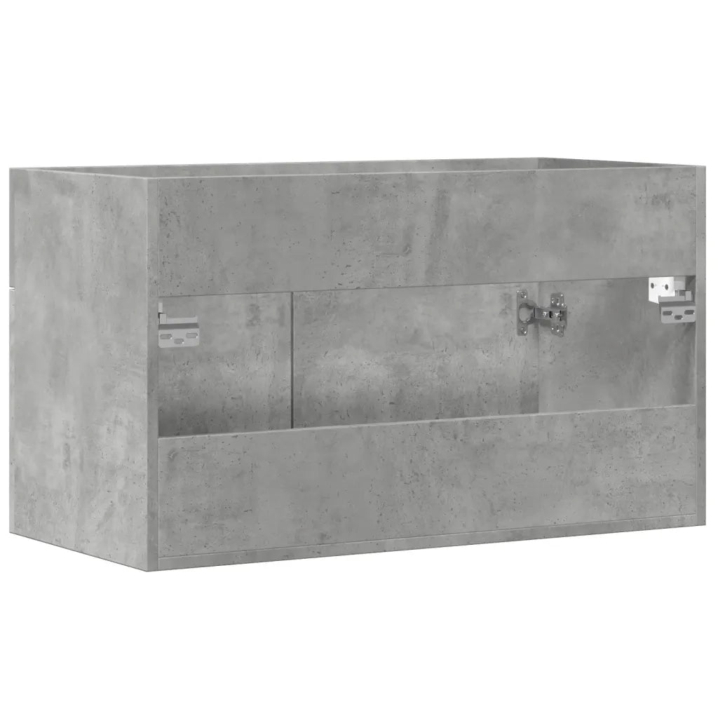 Mobile Sottolavabo Grigio Cemento 80x38,5x46 cm Multistrato