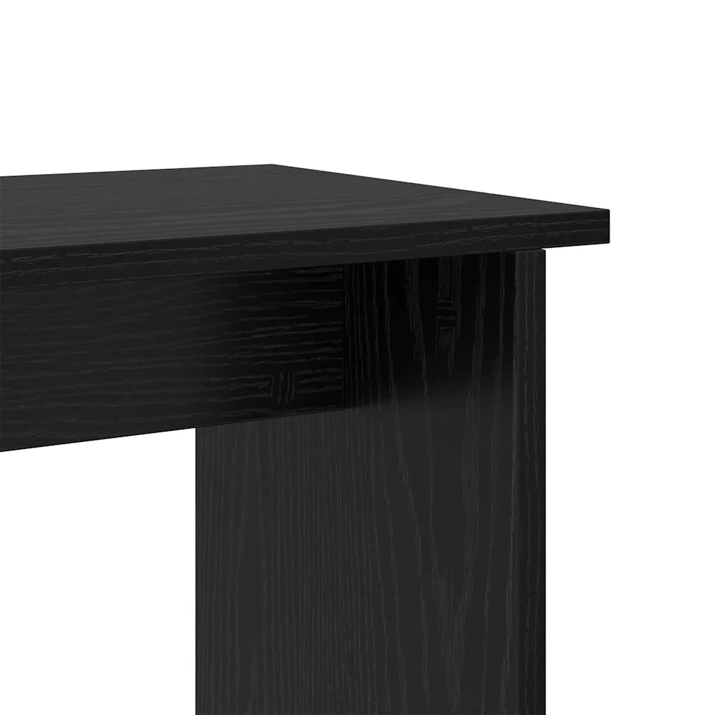 vidaXL Mobile TV Rovere nero 180 x 30 x 43 cm Legno multistrato