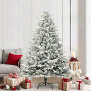 Albero di Natale Artificiale Pre-illuminato con Set di Palline