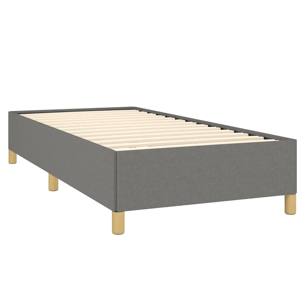 Giroletto senza Materasso Grigio Scuro 90x200 cm Tessuto 347134
