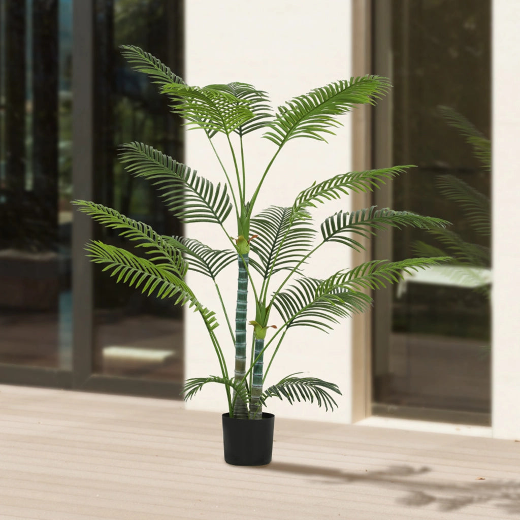 Palma Artificiale ¨C Zephmum ¨C Verde Plastica 16 Foglie