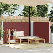 Tenda da Sole Laterale Retrattile Marrone 120x600 cm