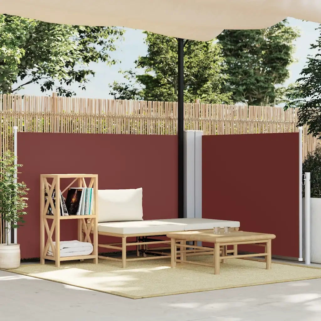 Tenda da Sole Laterale Retrattile Marrone 120x600 cm
