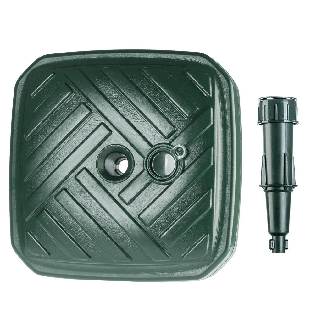 Base per ombrellone KADAX, supporto per ombrellone da giardino, quadrato, 39 cm, peso