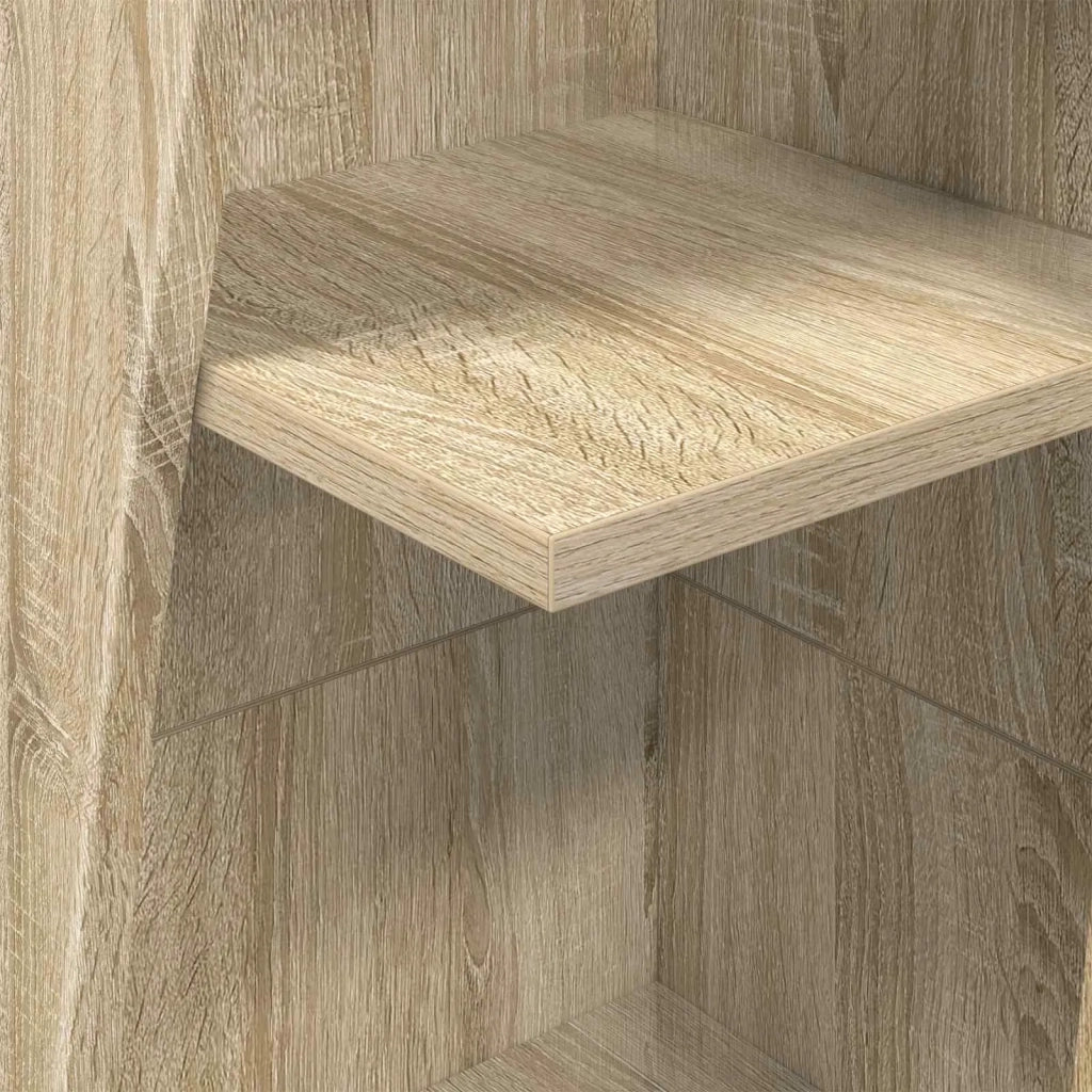 Mobile angolare Rovere Sonoma 27,5x27x140cm Legno multistrato 889867