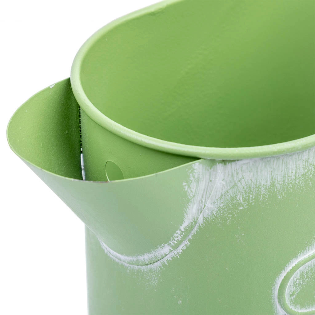 Annaffiatoio in metallo verde 20,5x8,5x105/11h cm