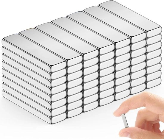 40 pezzi di magneti forti, 20 x 8 x 1,5 mm magneti di neodimio extra forti, magneti per lavagne magnetiche, magneti rettangolari per frigorifero, magneti per lavagna bianca lavagna magnetica, ufficio