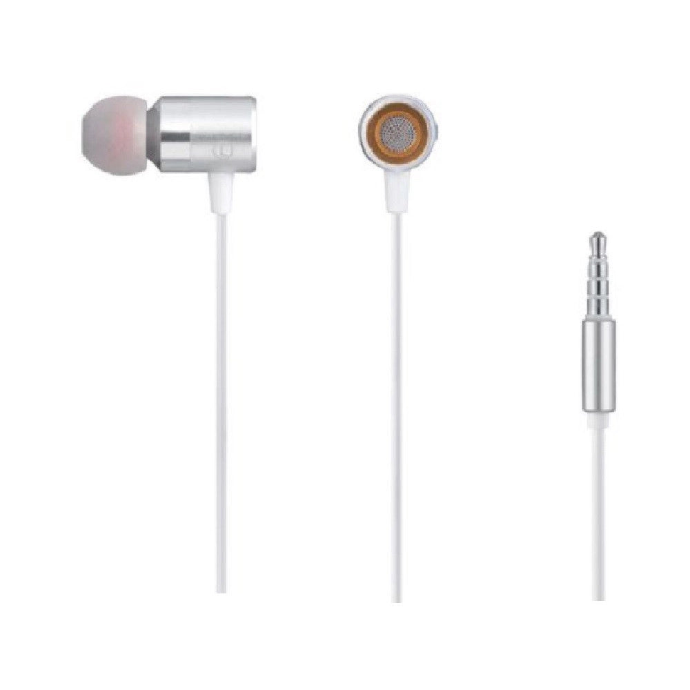 Trade Shop - Auricolari Cuffie In-ear Cavo 1,2 Metri Connettore Aux 3,5mm Smartphone Au-9t007 -
