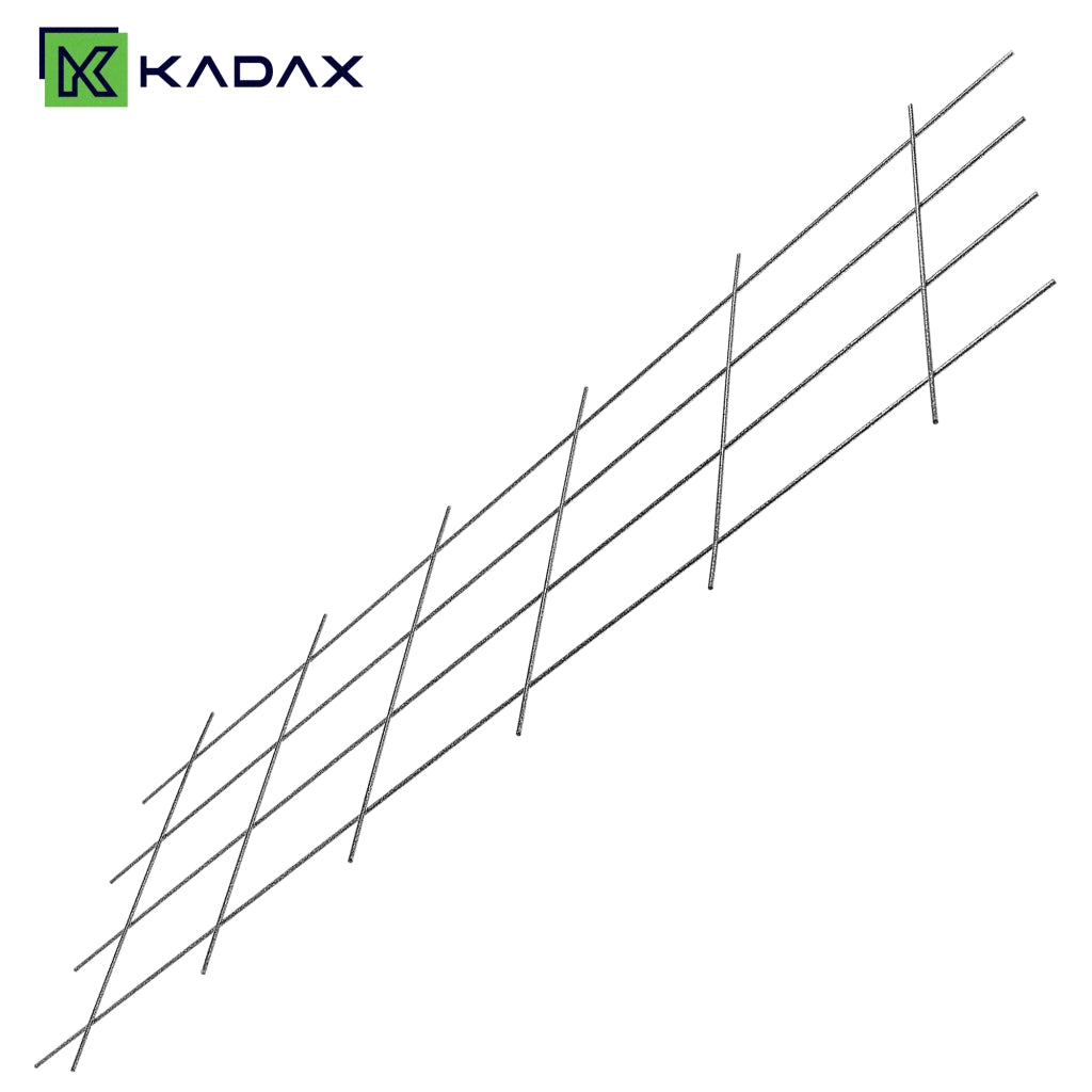 Supporto in metallo per pergola da giardino KADAX per piante, rose e fiori, 60x150 cm