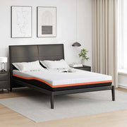 vidaXL Materasso Bianco e Grigio 140 x 200 cm Schiuma