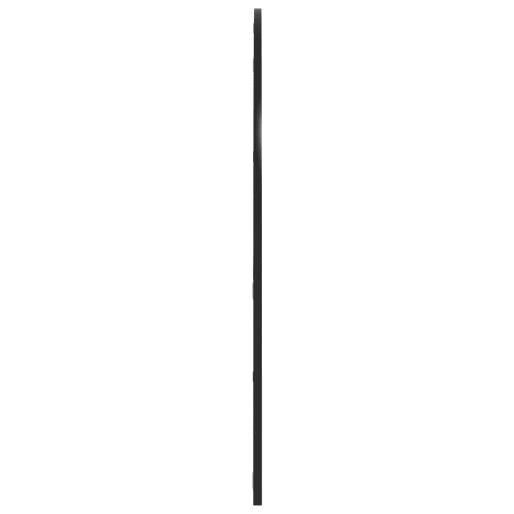 Specchio da Parete Nero 100x90 cm Arco in Ferro 3200611