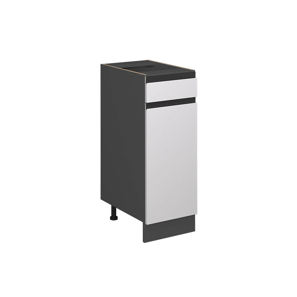 Vicco Mobiletto base per cucina Bianco 30 cm Forma a J, senza piano di lavoro