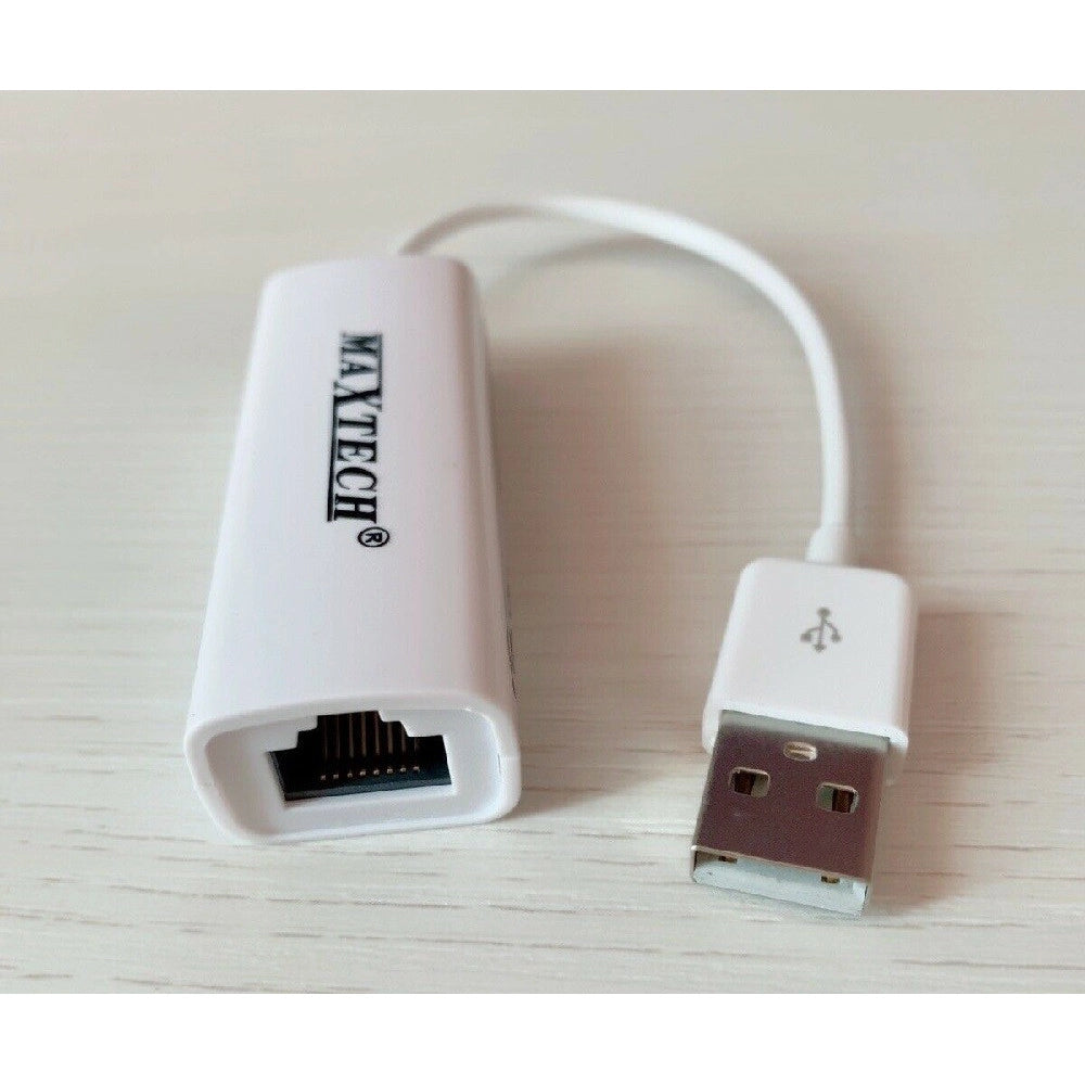 Trade Shop - Adattatore Usb2.0 Lan Rj45 Per Cavo Ethernet Connessione Internet Pc Maxtech Usb-lan01 -