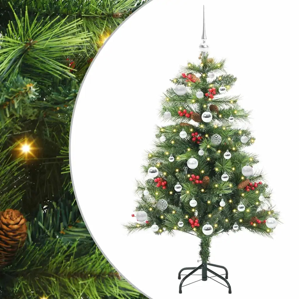 Albero di Natale artificiale Verde 150 cm PVC e Metallo