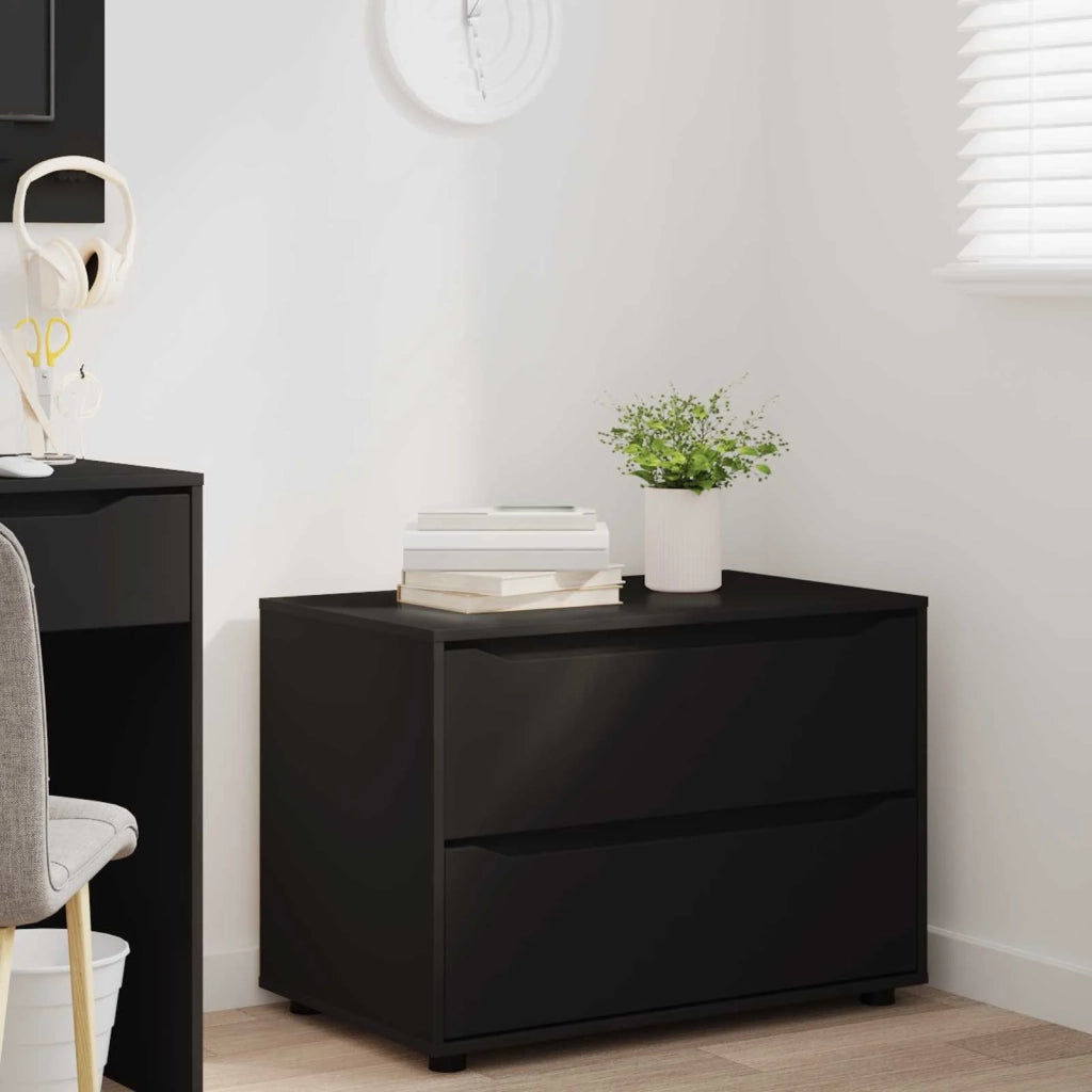 Armadio Nero 80 x 48 x 57 cm Legno multistrato 888818