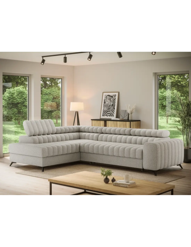 Divano ad angolo collezione KANEDOJO color beige