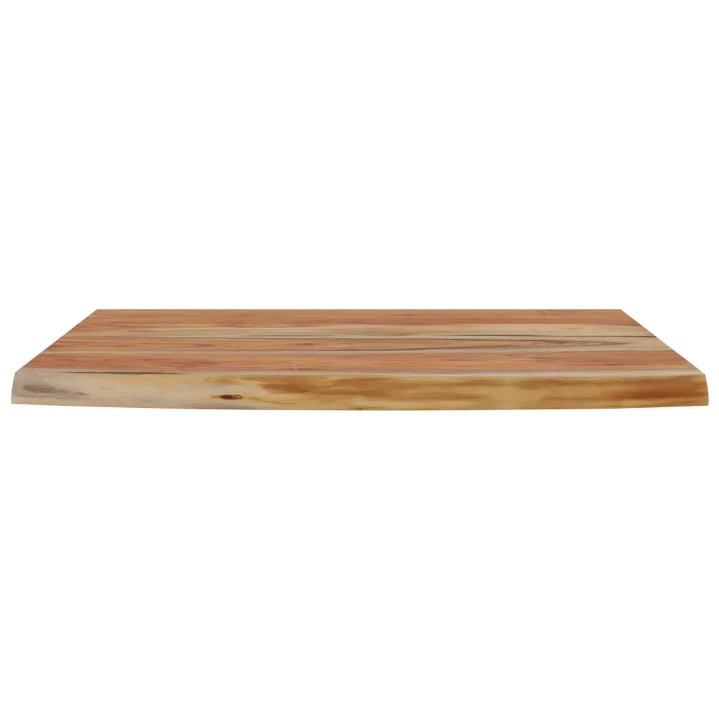 Mensola a Muro 50x30x3,8cm Rettangolare Legno Acacia Bordi Vivi 370283