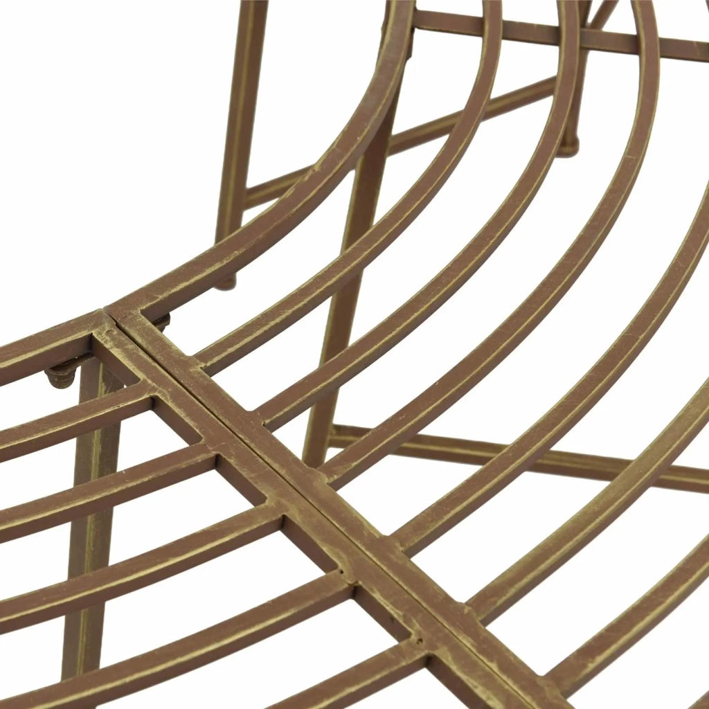 Panchina per Alberi 4-Numero di posti 160 x 80 x 44 cm Acciaio 42029510