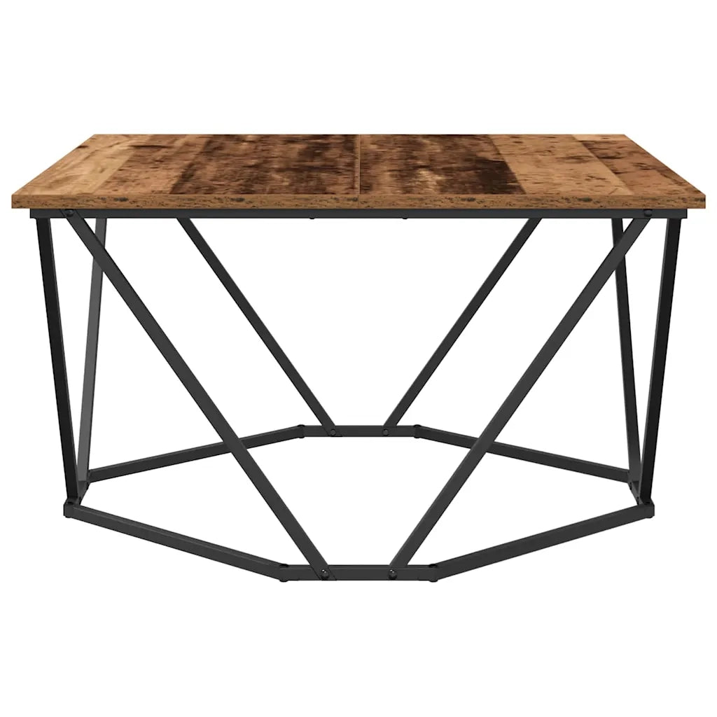 Tavolino da salotto | Tavolino da caff¨¨ | Tavolino da Soggiorno Legno vecchio 80 x 80 x 45 cm