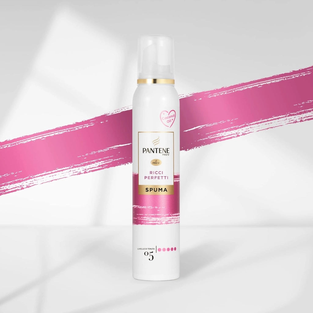 PANTENE PRO-V SPUMA RICCI PERFETTI 200ML RICCI DEFINITI CON OLIO DI COCCO N5