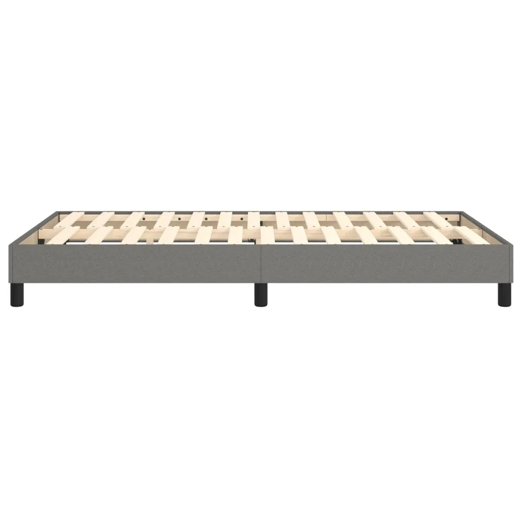 Giroletto senza Materasso Grigio Scuro 120x200 cm Tessuto