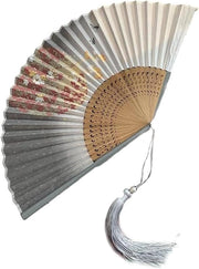 Ventilatore portatile pieghevole per prestazioni Tai Chi Kung Fu - Ventilatore portatile con pennello - Stile elegante e raffinato