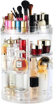Organizzatore di cosmetici girevole 360 gradi a 8 livelli con carosello per prodotti per la pelle e profumi oversized