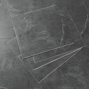 Pavimento in vinile autofinito - impermeabile - resistente - colore grigio scuro - effetto marmo - 30 x 30 cm - 20 pezzi - piastrelle per pavimento